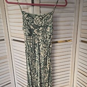 Floral Green Dress